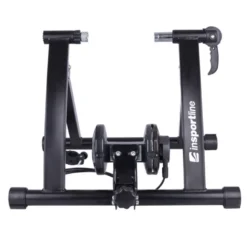 Home Trainer magnétique Gibello avec 6 modes de résistance pour vélo de route avec roues de 26 à 28 pouces - Format compact