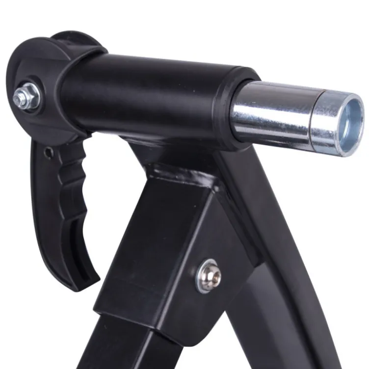 Home Trainer magnétique Gibello avec 6 modes de résistance pour vélo de route avec roues de 26 à 28 pouces - Format compact
