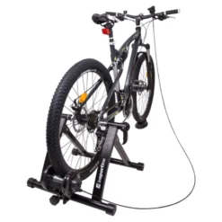 Home Trainer magnétique Gibello avec 6 modes de résistance pour vélo de route avec roues de 26 à 28 pouces - Format compact