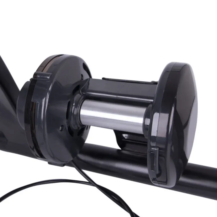 Home Trainer magnétique Gibello avec 6 modes de résistance pour vélo de route avec roues de 26 à 28 pouces - Format compact