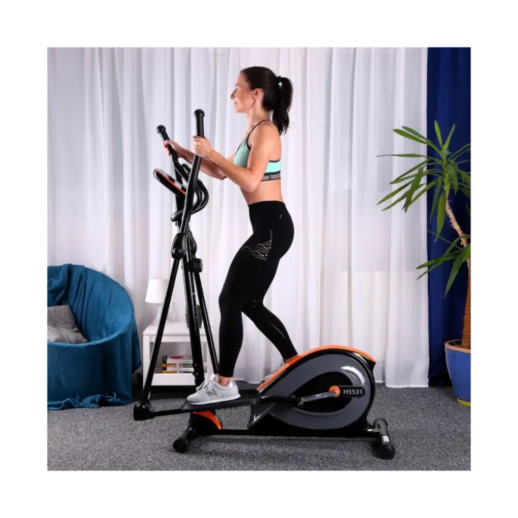 Home trainer pour entraînement de cardio à domicile avec 8 niveaux de résistance - Roue d'inertie 7 kg