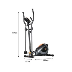 Home trainer pour entraînement de cardio à domicile avec 8 niveaux de résistance - Roue d'inertie 7 kg