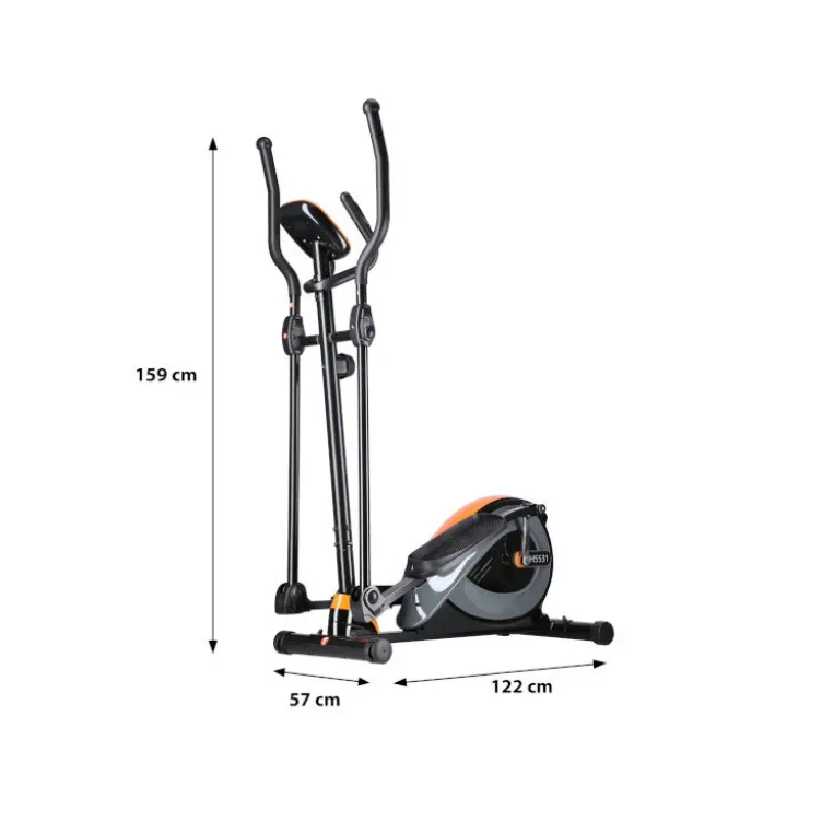 Home trainer pour entraînement de cardio à domicile avec 8 niveaux de résistance - Roue d'inertie 7 kg