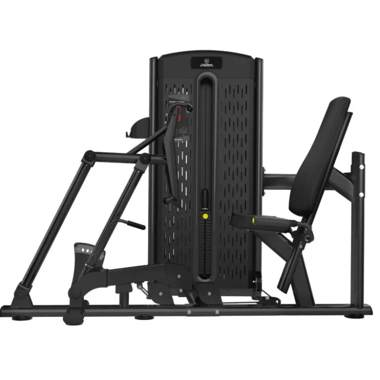 Horizontale leg press machine professionnelle à charge guidée 100 kg ultra-confort - M4 Titanium Strength