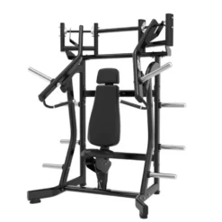 Iso-latéral chest press machine à charge libre jusqu'à 200 kg - Titanium Strength Black Séries BS-PL25