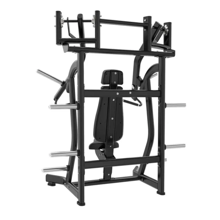Iso-latéral chest press machine à charge libre jusqu'à 200 kg - Titanium Strength Black Séries BS-PL25
