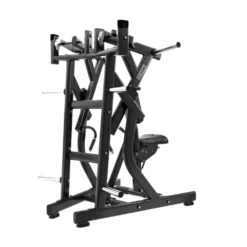Iso-latérale low row machine Black Séries Titanium BS-PL17 avec bras indépendants divergents à capacité de 200 kg pour le dos