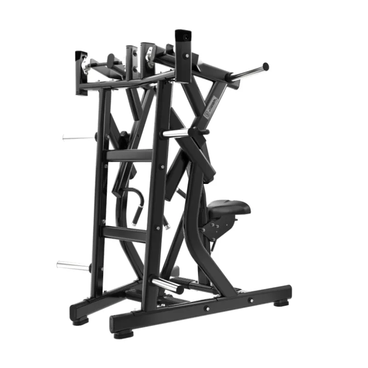 Iso-latérale low row machine Black Séries Titanium BS-PL17 avec bras indépendants divergents à capacité de 200 kg pour le dos
