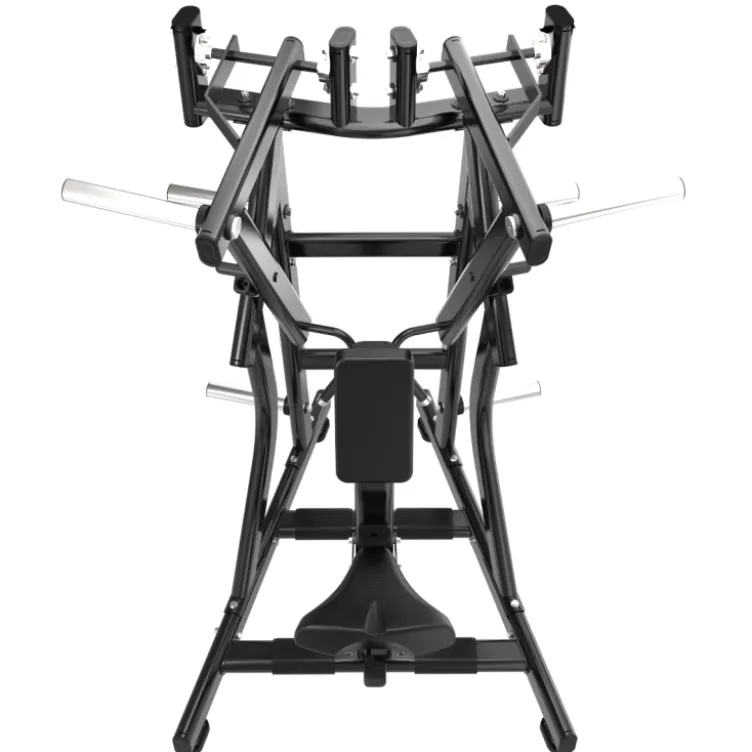 Iso-latérale low row machine Black Séries Titanium BS-PL17 avec bras indépendants divergents à capacité de 200 kg pour le dos