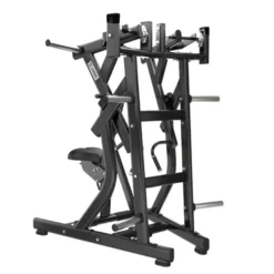 Iso-latérale low row machine Black Séries Titanium BS-PL17 avec bras indépendants divergents à capacité de 200 kg pour le dos