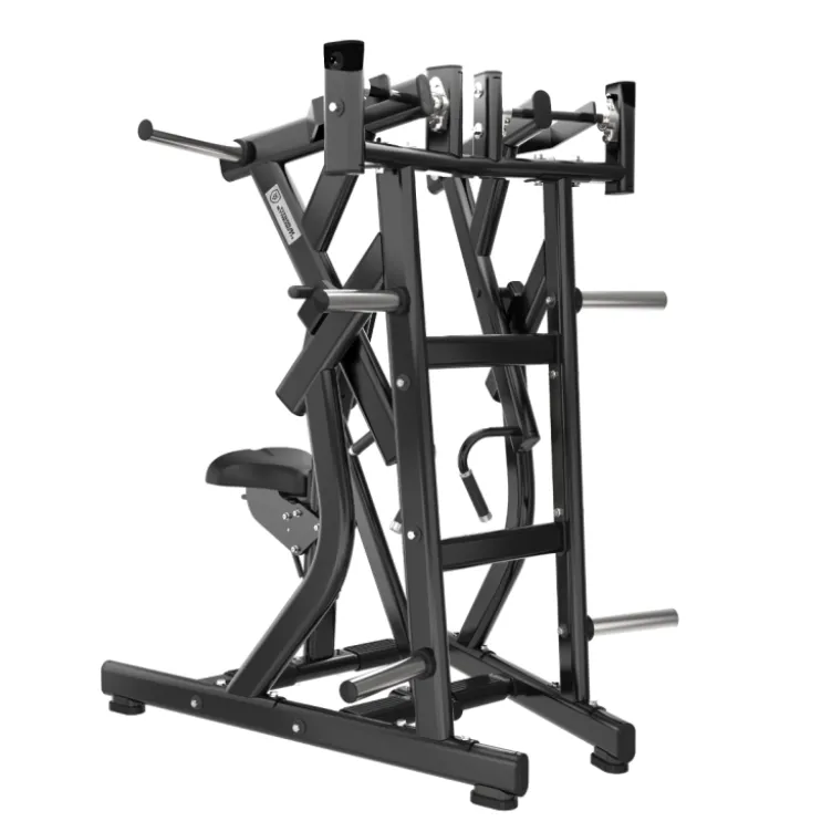Iso-latérale low row machine Black Séries Titanium BS-PL17 avec bras indépendants divergents à capacité de 200 kg pour le dos