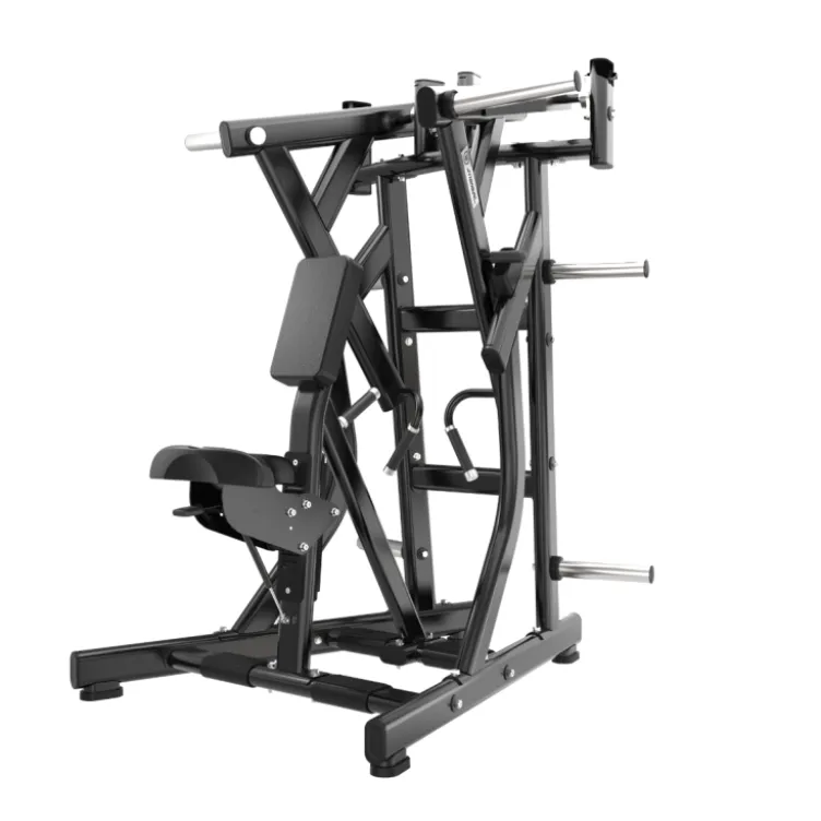 Iso-latérale low row machine Black Séries Titanium BS-PL17 avec bras indépendants divergents à capacité de 200 kg pour le dos