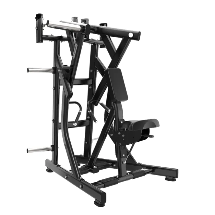 Iso-latérale low row machine Black Séries Titanium BS-PL17 avec bras indépendants divergents à capacité de 200 kg pour le dos