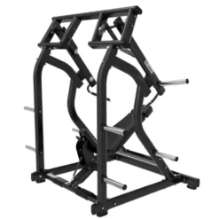 Iso-latérale plate loaded inclined shoulder press convergente et pro Titanium BS-PL28 à capacité de charge 200 kg - Black Séries