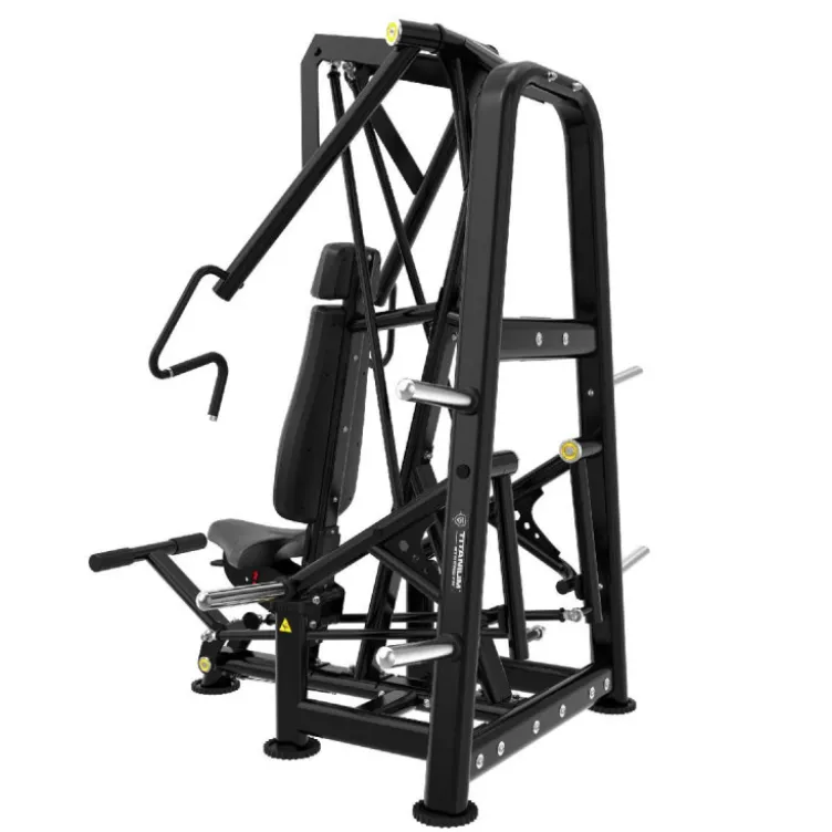 Iso-latéral incline chest press machine professionnelle Titanium Strength Genesis Series - Siège réglable sur 13 positions