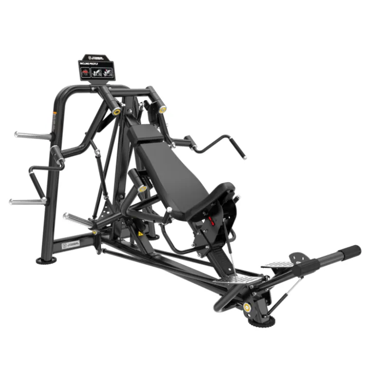 Iso-latéral Incline pec fly à charge libre 250 kg Genesis Séries Titanium Strength GS-PL10 - Pec fly machine à bras indépendants