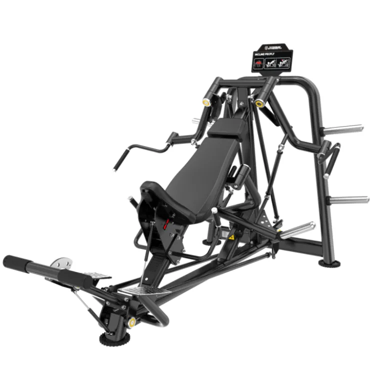 Iso-latéral Incline pec fly à charge libre 250 kg Genesis Séries Titanium Strength GS-PL10 - Pec fly machine à bras indépendants
