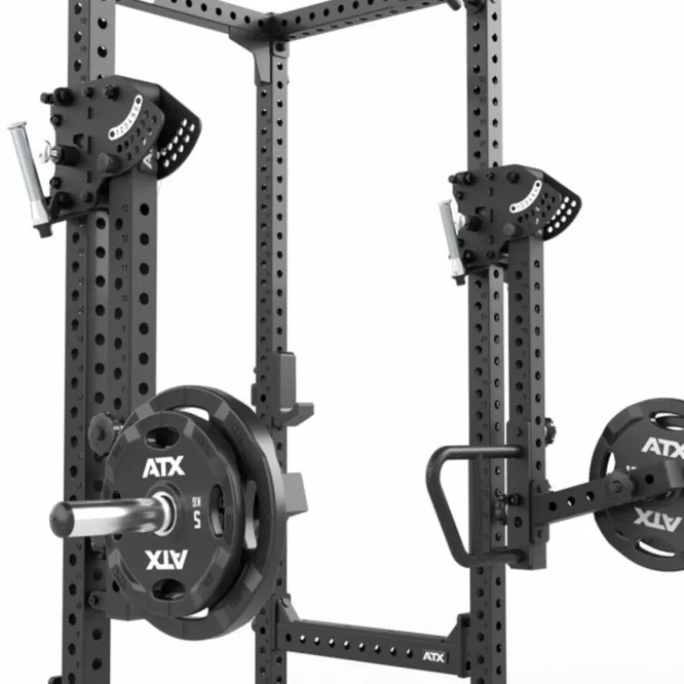 Jammer arms ATX pour racks et cages à squat de série 700 avec pins de sécurité et réglage de l'angle de démarrage - Max 300 kg
