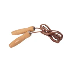 Jump rope de cross-training avec câble en cuir robuste - 270 cm