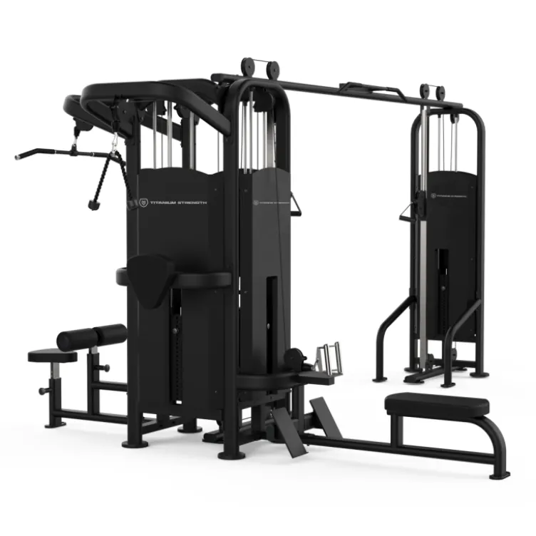 Jungle machine professionnelle à charge guidée BS-CS05 Titanium Strength - Station de musculation polyvalente