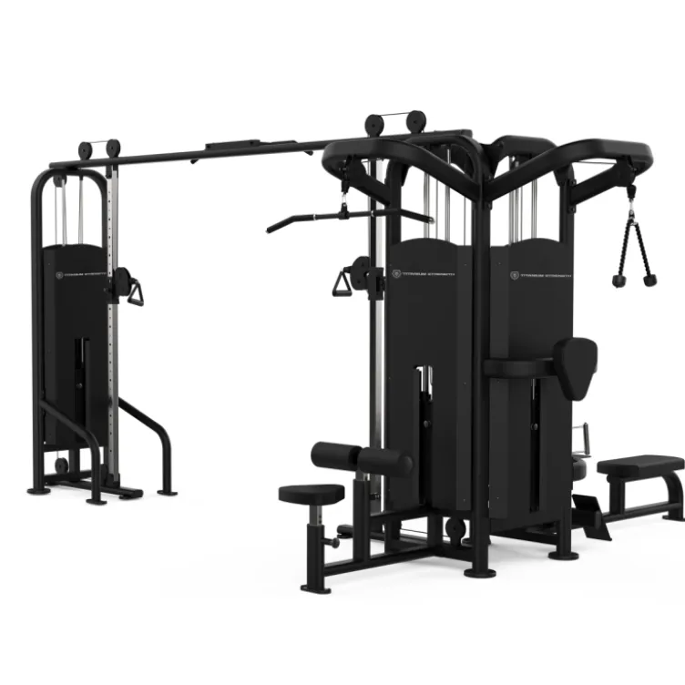 Jungle machine professionnelle à charge guidée BS-CS05 Titanium Strength - Station de musculation polyvalente