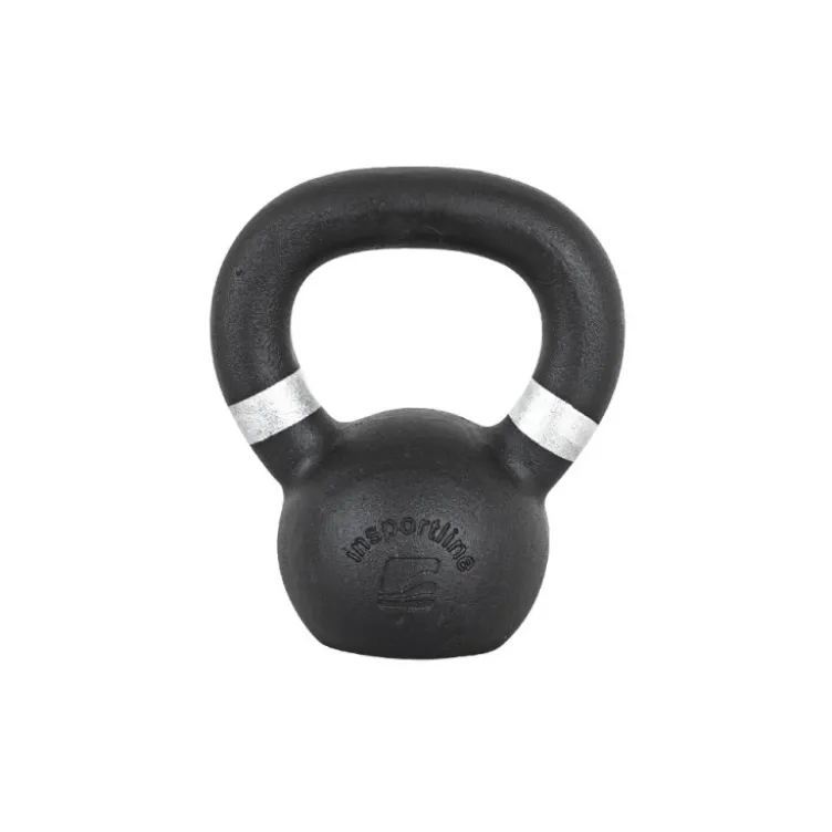 Kettlebell en fonte pour musculation et cross-training de 4 kg à 20 kg pour espace d'entraînement fonctionnel et Hyrox