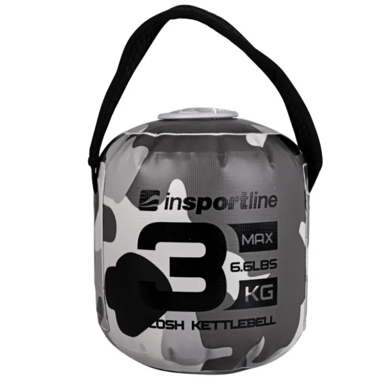 Kettlebell 3 kg à 8 kg avec remplissage à eau avec poignée en néoprène pour l'Hyrox et le crossfit