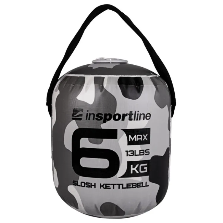 Kettlebell 3 kg à 8 kg avec remplissage à eau avec poignée en néoprène pour l'Hyrox et le crossfit