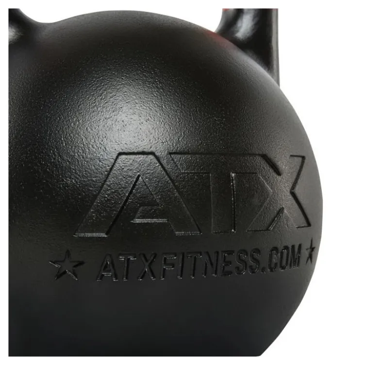 Kettlebells de compétition ATX de 8 à 48 kg avec code couleur et poignée de précision 34 mm