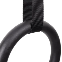 kit anneaux de gymnastique en acier avec sangles - capacité de charge 300 kg