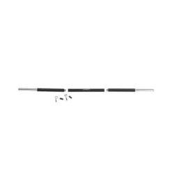 Kit barre de musculation standard en acier chromé avec 17,50 kg de disques de poids