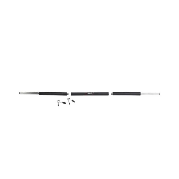 Kit barre de musculation standard en acier chromé avec 17,50 kg de disques de poids