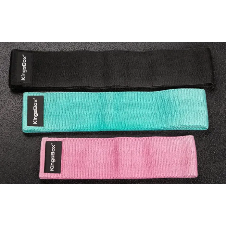 Kit de 3 bandes de résistance courtes pour renforcement musculaire et fitness