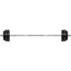 Kit de musculation barre standard et paire d'haltères courts réglables de 3 à 50kg