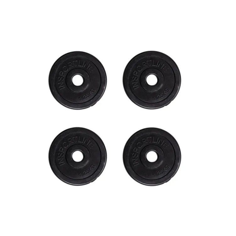 Kit de musculation barre standard et paire d'haltères courts réglables de 3 à 50kg