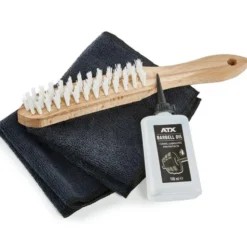 Kit de nettoyage et d'entretien pour matériel de musculation huile brosse et micro-fibre