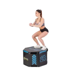 Kit de 3 plyobox professionnelles à fermeture Velcro de forme octogonale