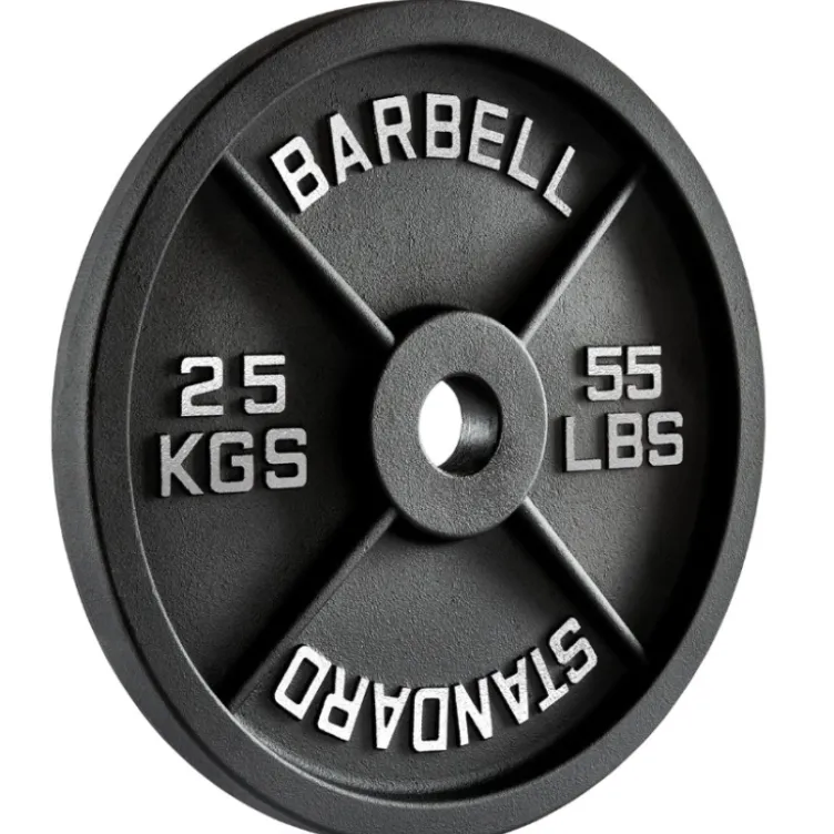 Kit de poids olympiques de musculation ATX en fonte pour home-gym et salles 125 kg