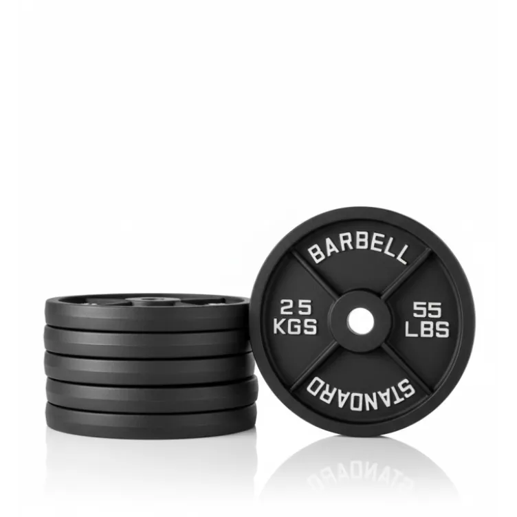 Kit de poids olympiques de musculation ATX en fonte pour home-gym et salles 125 kg
