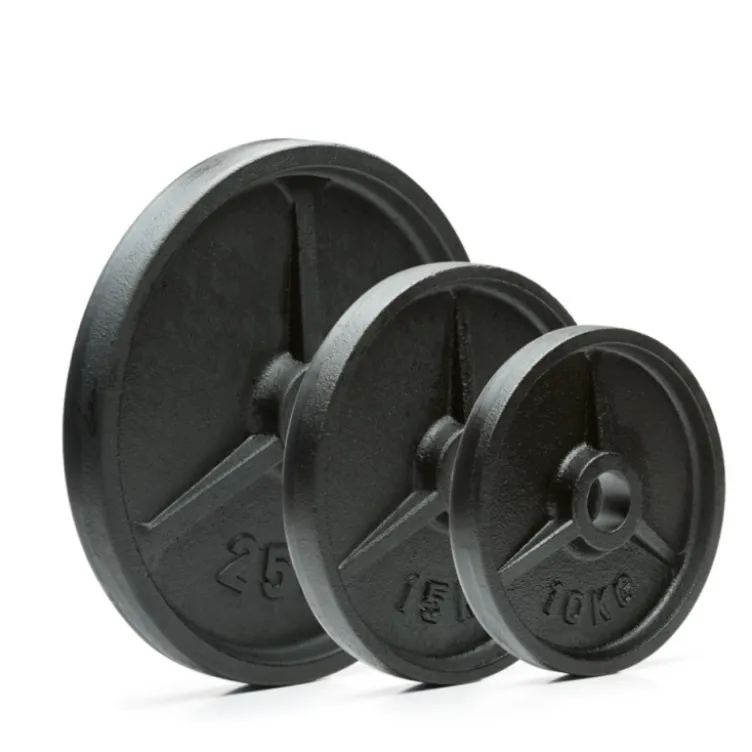 Kit de poids olympiques de musculation ATX en fonte pour home-gym et salles 125 kg