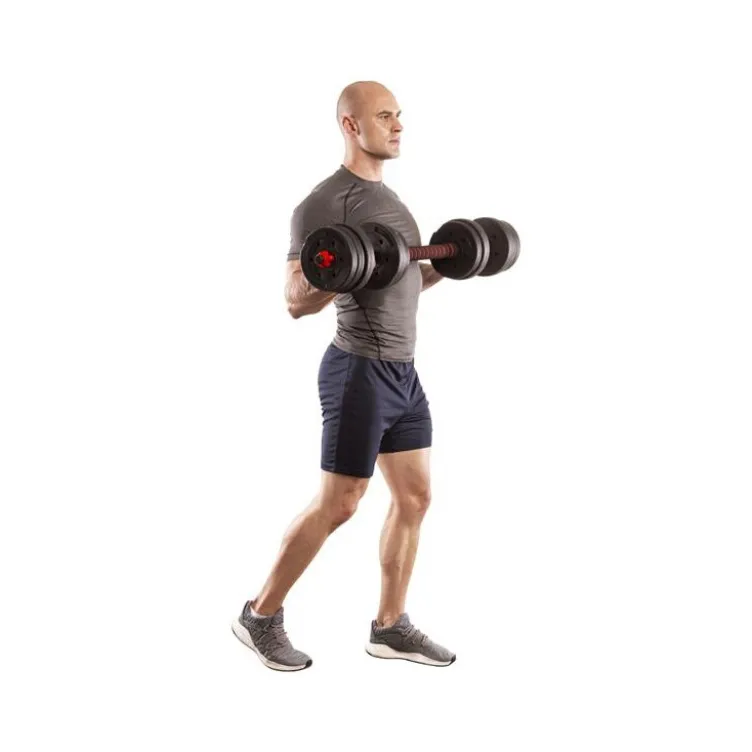 Kit de training à la barre courte ou longue et haltères pour homegym