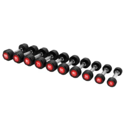 Kit d'haltère en caoutchouc pour homegym - 1 à 10 kg