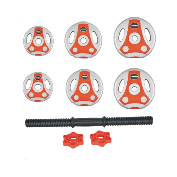 Kit d'haltère réglable 3 à 18 kg avec colliers de serrage - Diamètre standard