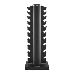 Kit d'haltères chromés 1 à 10 kg avec colonne de rangement pour 10 paires d'haltères - ATX