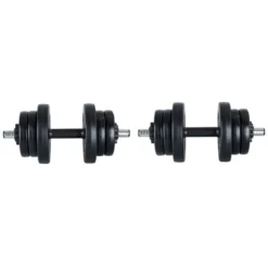 Kit d'haltères de musculation 2 x 3-10 kg pour entraînement en home-gym