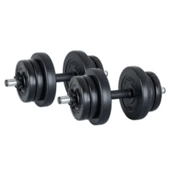 Kit d'haltères de musculation 2 x 3-10 kg pour entraînement en home-gym