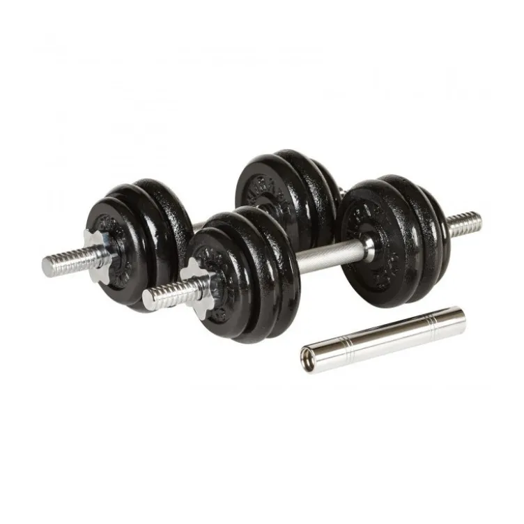 Kit haltères courtes 2 en 1 / barre droite 30 kg