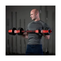 Kit haltères et disques de poids 20 kg complet pour entraînement en Home-gym