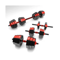 Kit haltères et disques de poids 20 kg complet pour entraînement en Home-gym