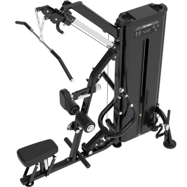 Lat Pulldown Machine Fonction Mid Rowet High Row à charge guidée 125 kg pour le dos Titanium Strength Black Series RX BSRX-S65